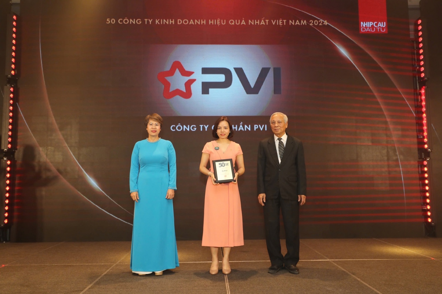 PVI năm thứ 3 liên tiếp được vinh danh “Top 50 Công ty kinh doanh hiệu quả nhất Việt Nam” PVI năm thứ 3 liên tiếp được vinh danh “Top 50 Công ty kinh doanh hiệu quả nhất Việt Nam”