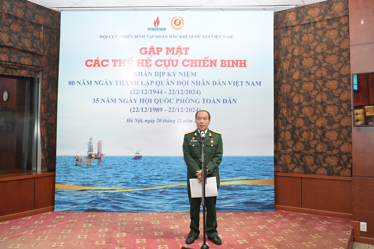 Hội CCB Tập đoàn Dầu khí Việt Nam gặp mặt, giao lưu các thế hệ cựu chiến binh Hội CCB Tập đoàn Dầu khí Việt Nam gặp mặt, giao lưu các thế hệ cựu chiến binh