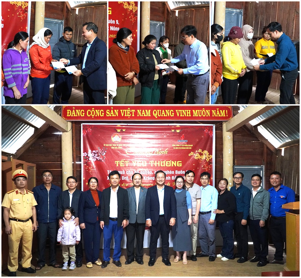 PV Drilling thực hiện an sinh tại Đắk Nông dịp Tết Nguyên đán 2025