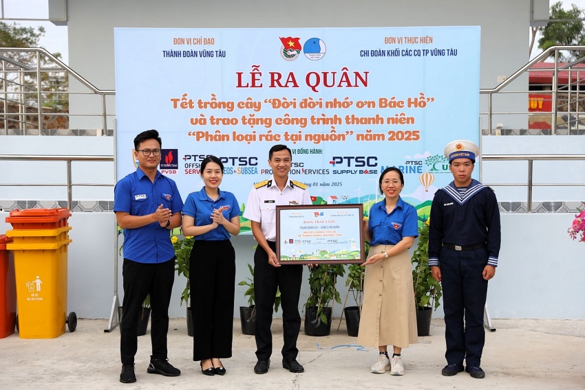 Đoàn Thanh niên PTSC (cụm BRVT) ra quân hưởng ứng Tết trồng cây Đoàn Thanh niên PTSC ra quân hưởng ứng Tết trồng cây