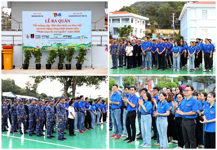 Đoàn Thanh niên PTSC (cụm BRVT) ra quân hưởng ứng Tết trồng cây Đoàn Thanh niên PTSC ra quân hưởng ứng Tết trồng cây