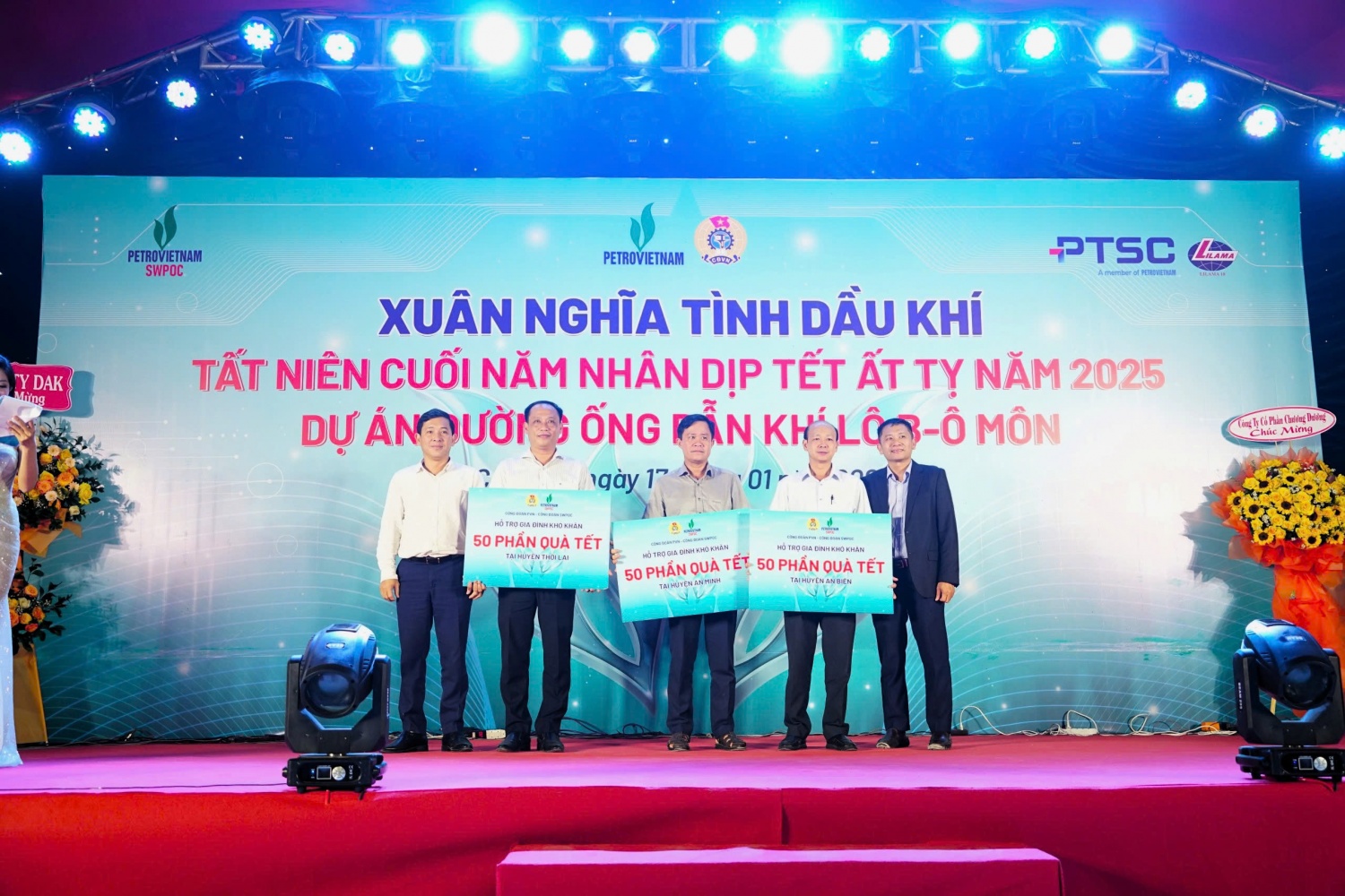 Ấm áp “Xuân nghĩa tình Dầu khí” tại Dự án Đường ống dẫn khí Lô B-Ô Môn Ấm áp “Xuân nghĩa tình Dầu khí” tại Dự án Đường ống dẫn khí Lô B-Ô Môn