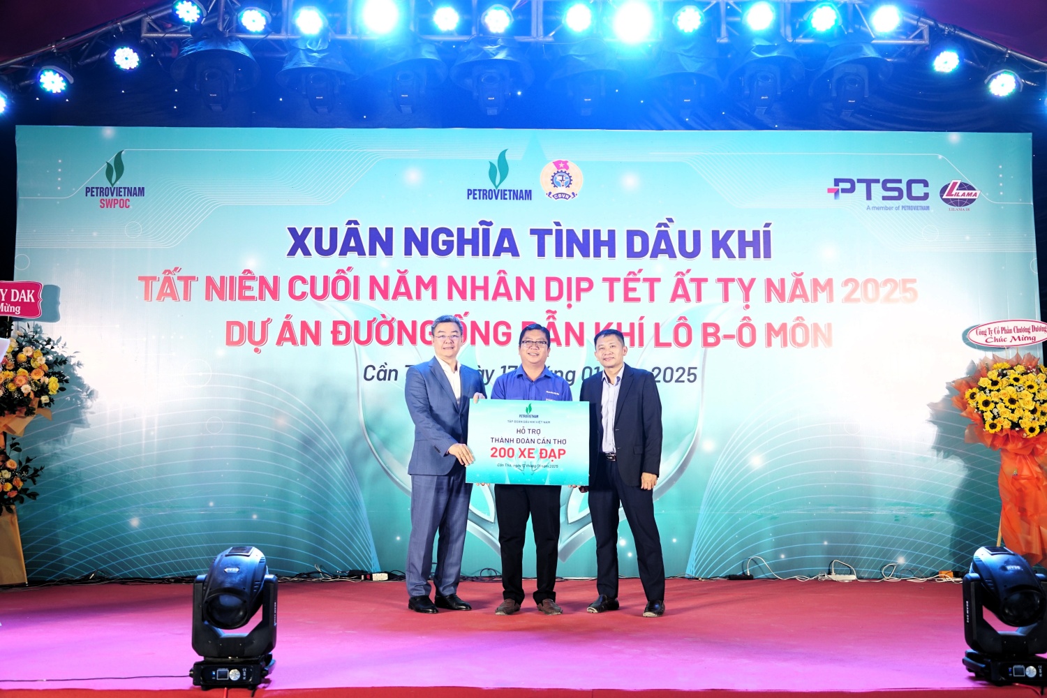 Ấm áp “Xuân Nghĩa Tình Dầu khí – Tết Ất Tỵ năm 2025” tại Dự án Đường ống Dẫn khí Lô B-Ô Môn Ấm áp “Xuân nghĩa tình Dầu khí” tại Dự án Đường ống dẫn khí Lô B-Ô Môn