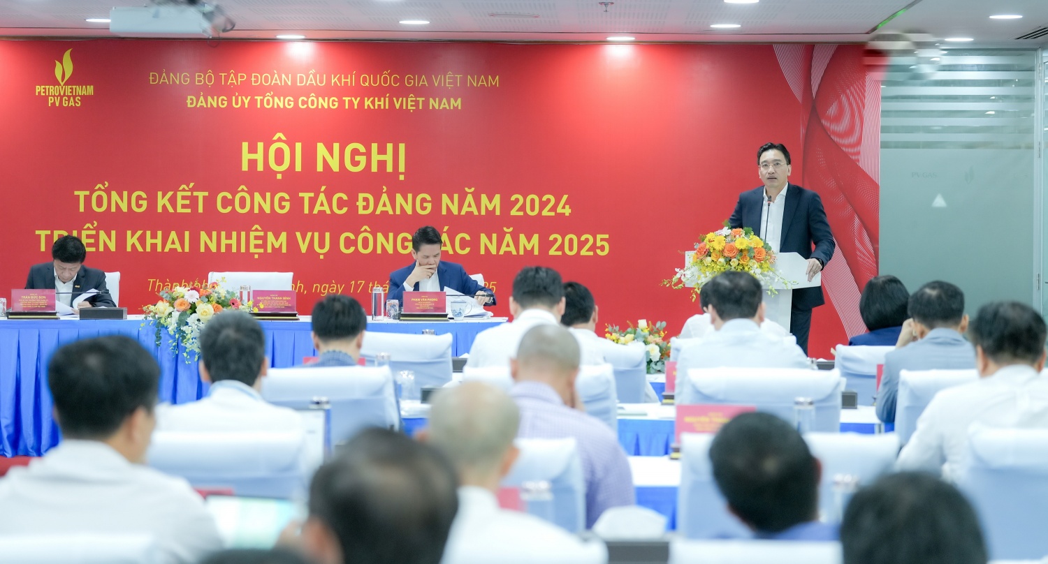 Đồng chí Nguyễn Thanh Bình - Bí thư Đảng ủy, Chủ tịch HĐQT PV GAS chỉ đạo quyết tâm hoàn thành kế hoạch 2025 Đồng chí Nguyễn Thanh Bình - Bí thư Đảng ủy, Chủ tịch HĐQT PV GAS chỉ đạo quyết tâm hoàn thành kế hoạch 2025