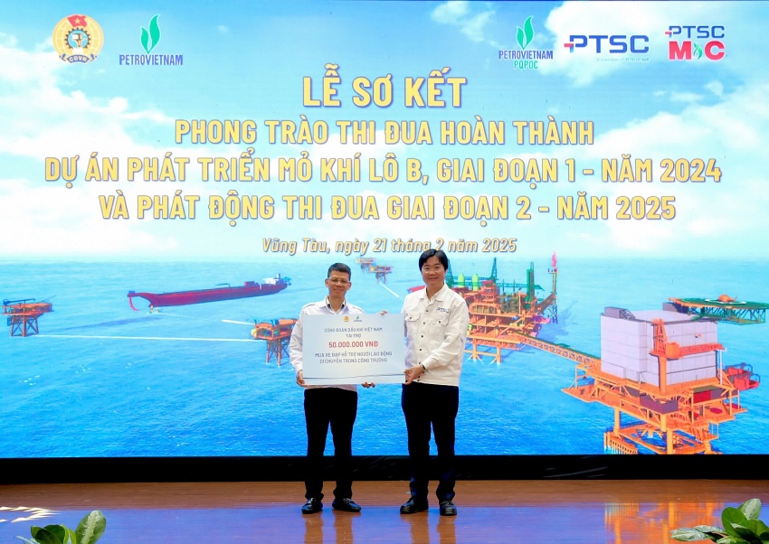 Dự án Phát triển Mỏ khí Lô B phát động thi đua giai đoạn 2 năm 2025 Dự án Phát triển Mỏ khí Lô B phát động thi đua giai đoạn 2 năm 2025