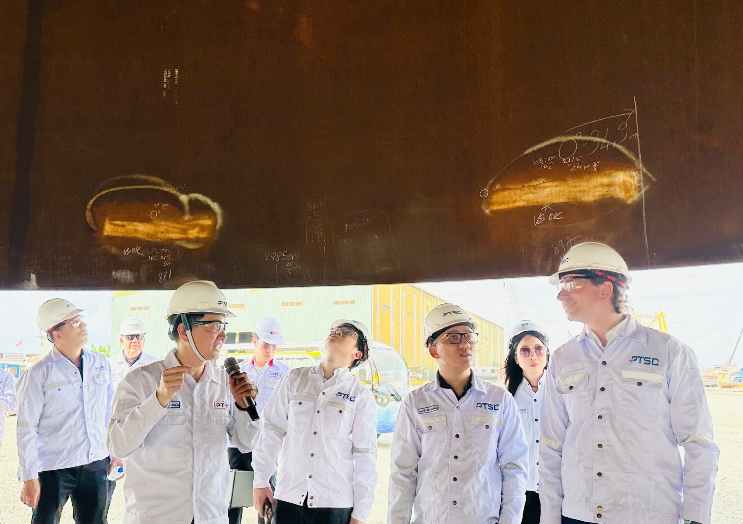 PTSC đón đối tác quốc tế thăm Trung tâm Công nghiệp năng lượng và hậu cần kỹ thuật