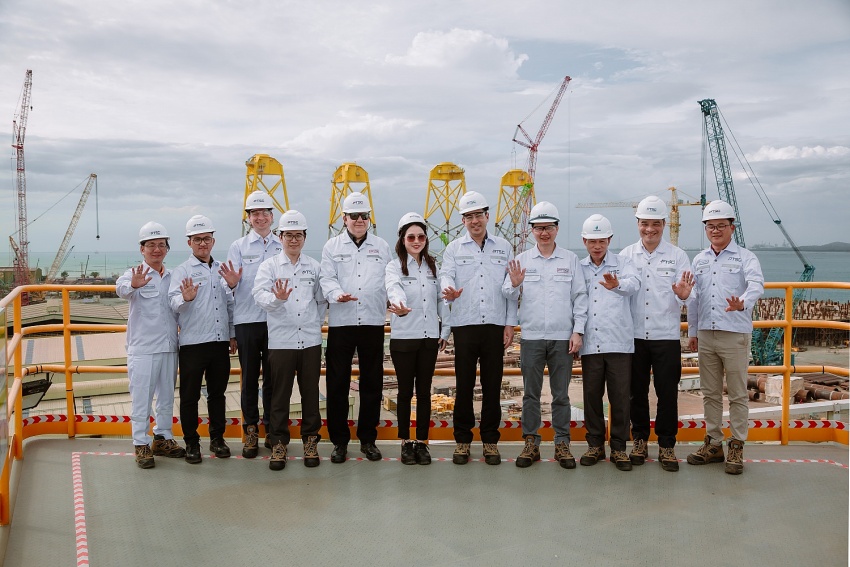 PTSC đón đoàn đối tác quốc tế tham quan Trung tâm Công nghiệp Năng lượng & Hậu cần Kỹ thuật