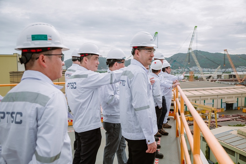 PTSC đón đối tác quốc tế thăm Trung tâm Công nghiệp năng lượng và hậu cần kỹ thuật