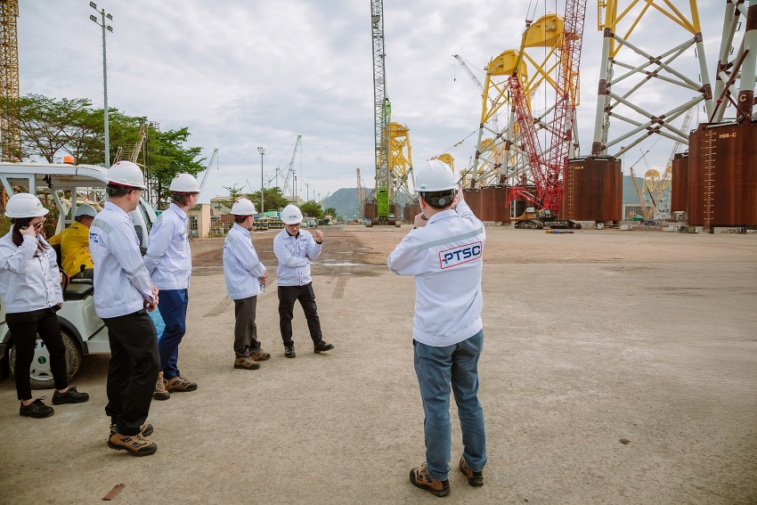 PTSC đón đối tác quốc tế thăm Trung tâm Công nghiệp năng lượng và hậu cần kỹ thuật