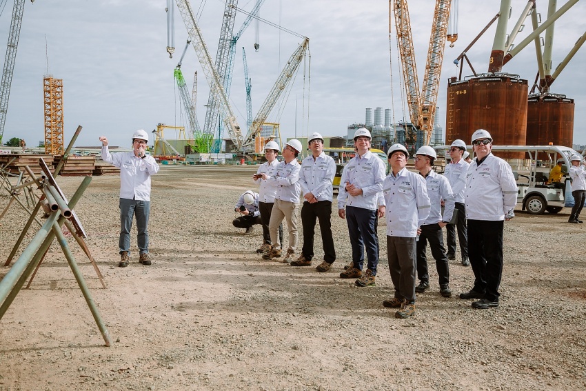 PTSC đón đối tác quốc tế thăm Trung tâm Công nghiệp năng lượng và hậu cần kỹ thuật