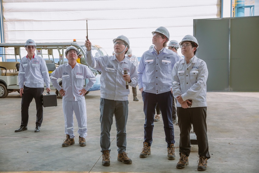 PTSC đón đối tác quốc tế thăm Trung tâm Công nghiệp năng lượng và hậu cần kỹ thuật