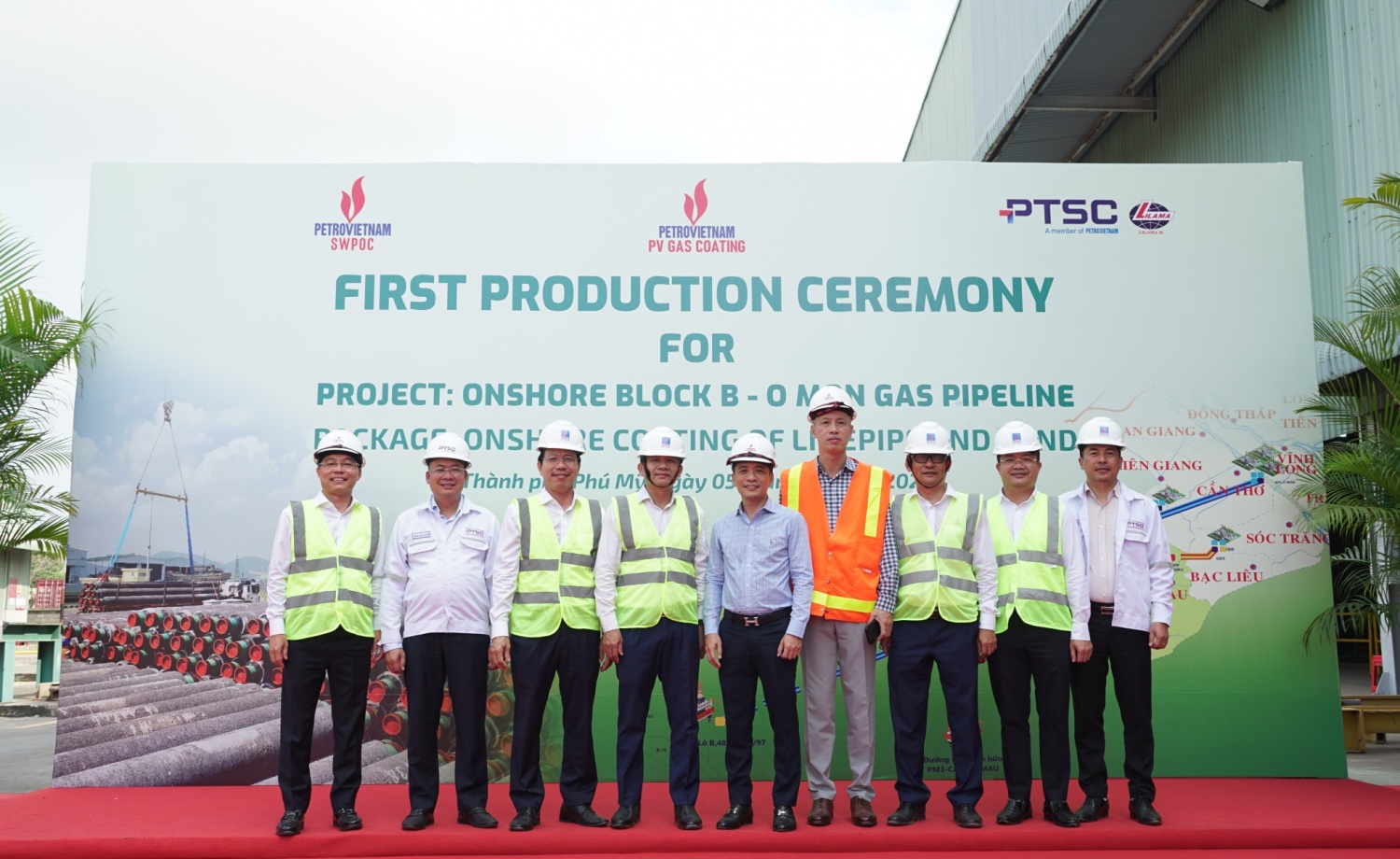 Dấu mốc mới của Dự án Đường ống dẫn khí Lô B - Ô Môn Dấu mốc mới của Dự án Đường ống dẫn khí Lô B - Ô Môn