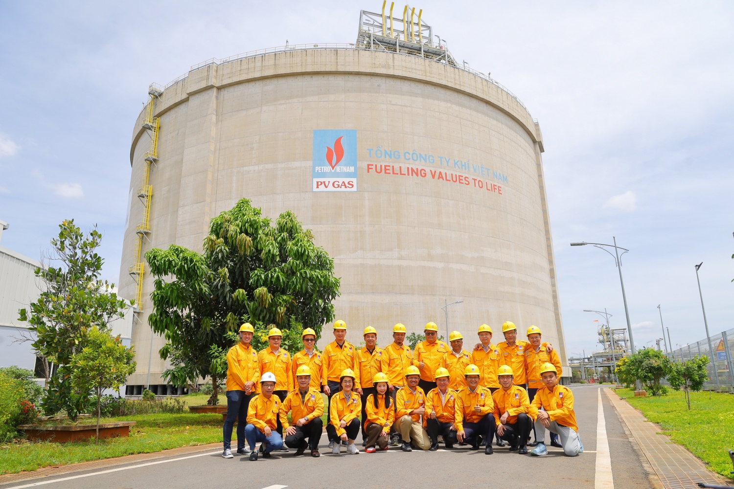 Đoàn công tác ASCOPE tham quan Kho cảng LNG Thị Vải Đoàn công tác ASCOPE tham quan Kho cảng LNG Thị Vải