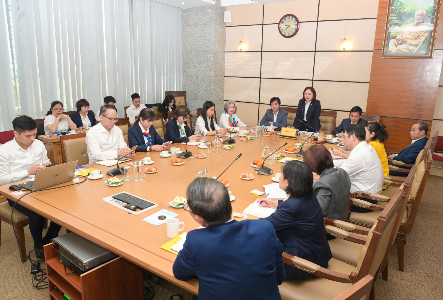 Đại hội Chi bộ Cơ quan Công đoàn Dầu khí Việt Nam nhiệm kỳ 2025 - 2027 thành công tốt đẹp Toàn cảnh Đại hội