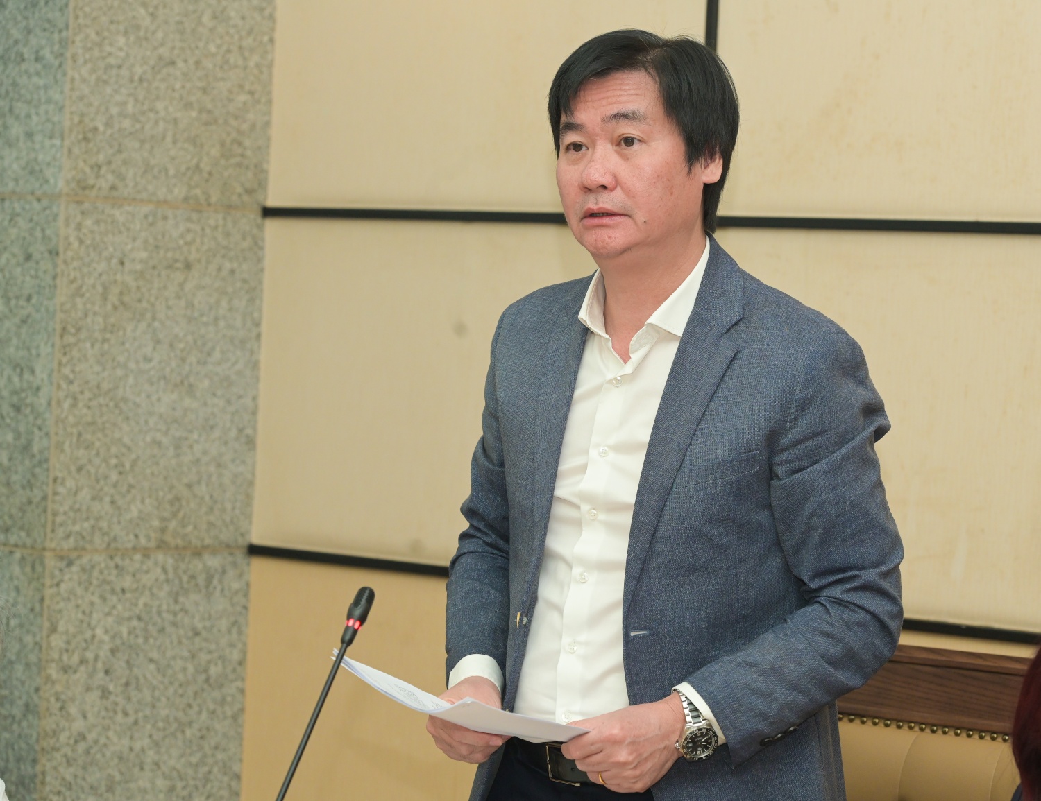 Đại hội Chi bộ Cơ quan Công đoàn Dầu khí Việt Nam nhiệm kỳ 2025 - 2027 thành công tốt đẹp Đồng chí Nguyễn Mạnh Kha trình bày báo cáo chính trị tại Đại hội