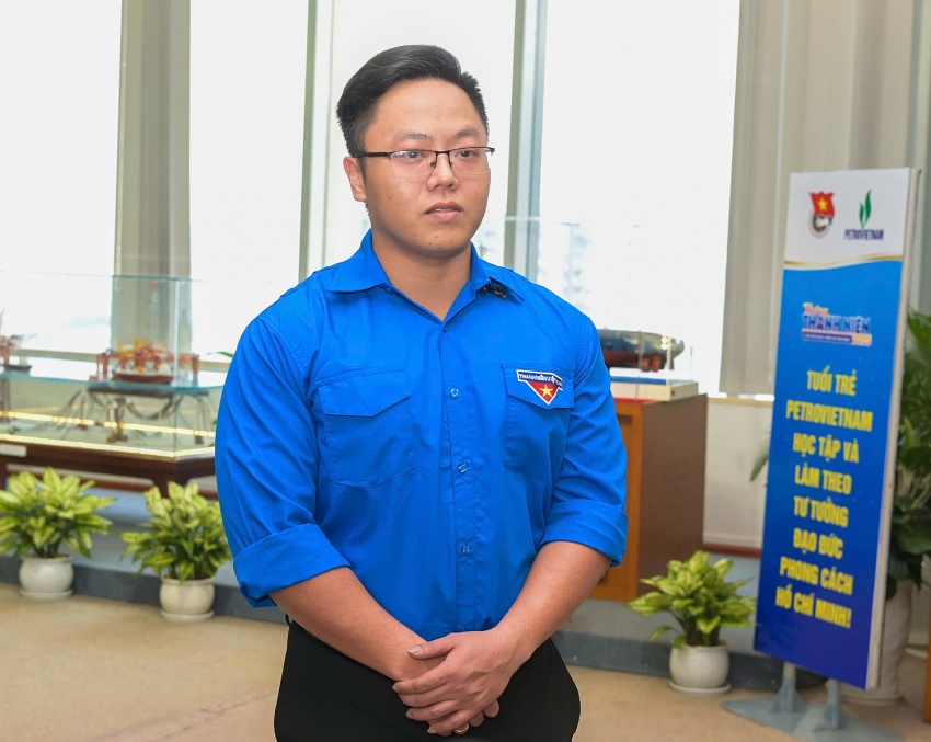 Anh Trần Việt Thắng - Đoàn viên Tổng công ty Thăm dò khai thác Dầu khí (PVEP)