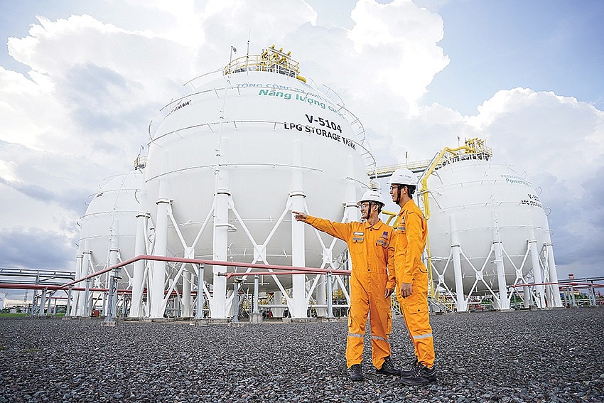 Đoàn viên thanh niên PV GAS tại Nhà máy Xử lý khí Cà Mau