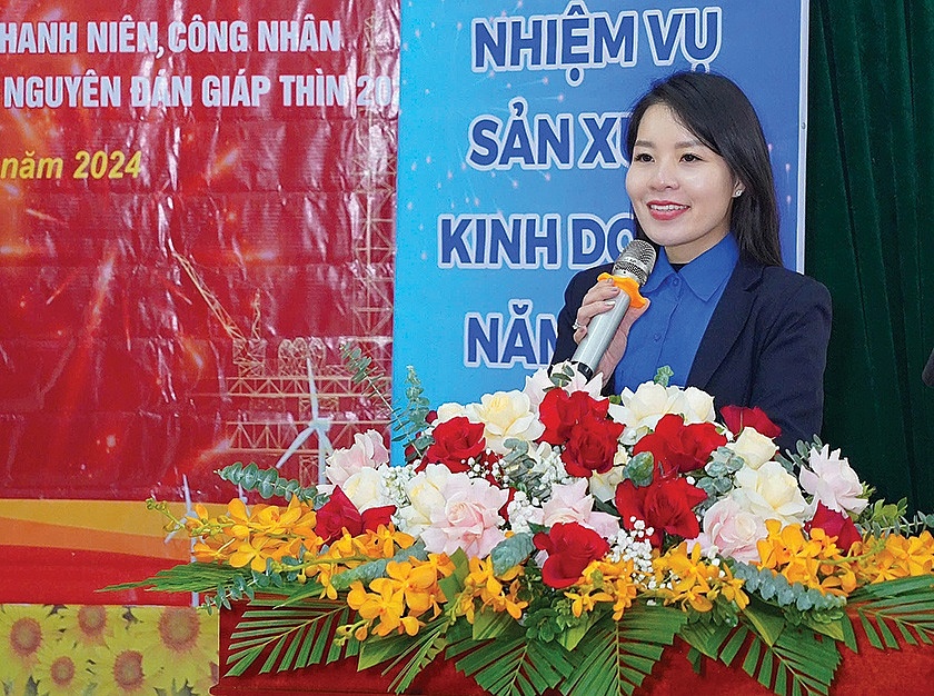 Bí thư Đoàn Thanh niên PV Power Nguyễn Huyền My