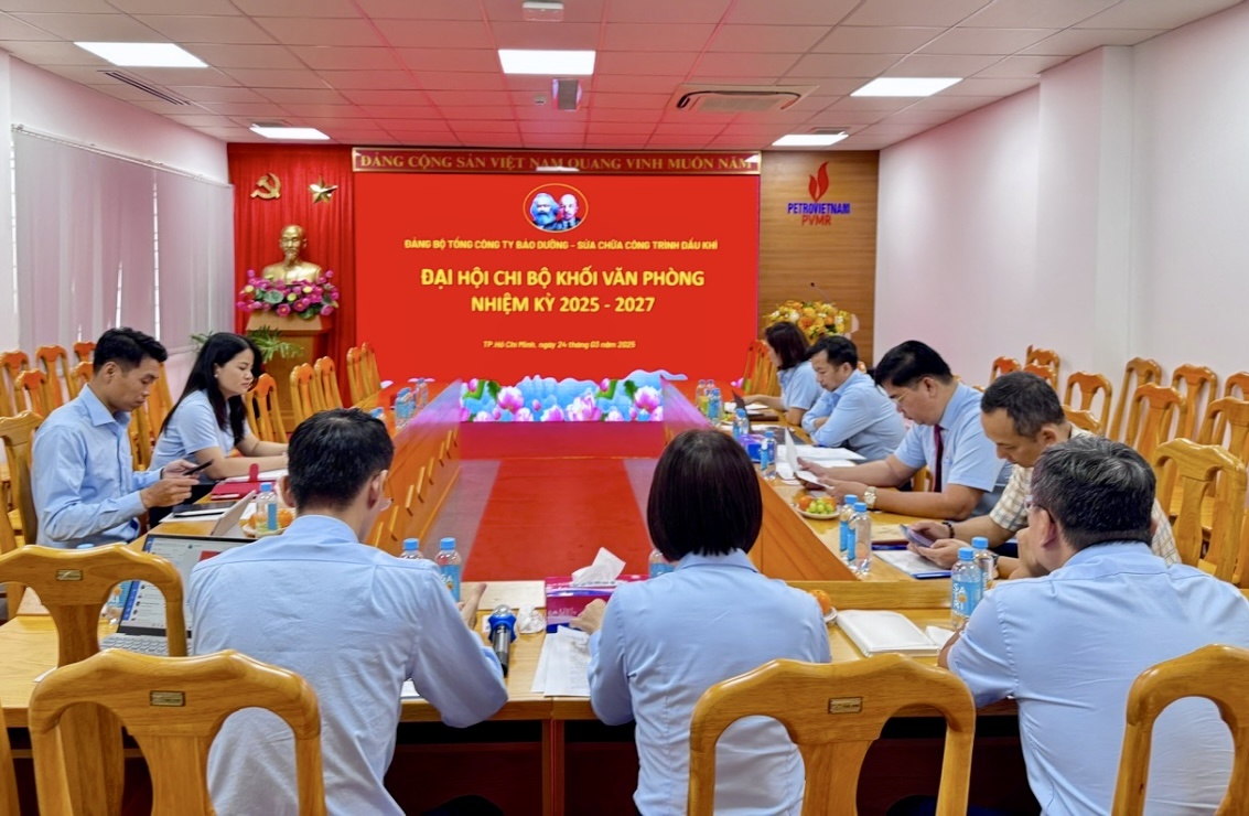 Đại hội Chi bộ Khối Văn phòng PVMR