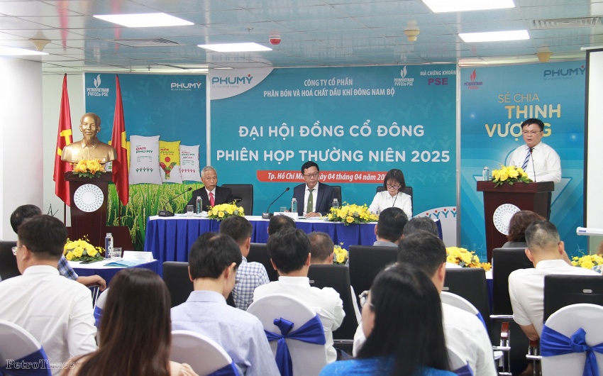 PSE tổ chức đại hội đồng cổ đông thường niên năm 2025 nhằm thông qua báo cáo kết quả kinh doanh năm 2024, kế hoạch năm 2025...