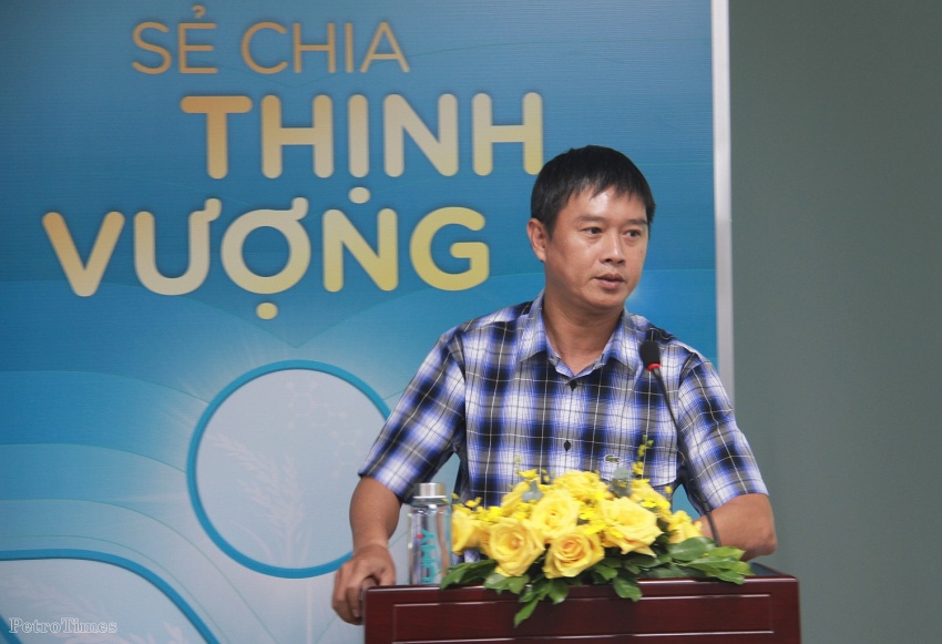 Đại diện cổ đông nắm phần chi phối, ông Võ Ngọc Phương - Phó Tổng giám đốc PVFCCo-PHÚ MỸ phát biểu, cam kết đảm bảo cung cấp đủ nguồn phân bón cho PSE kinh doanh; đề nghị lãnh đạo Công ty chú ý phân tích thị trường để có phương án kinh doanh thích hợp, đảm bảo tăng trưởng, an toàn nguồn vốn...