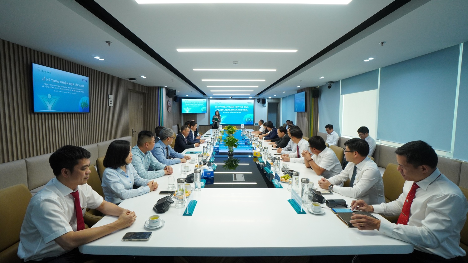 Lễ ký kết thỏa thuận hợp tác giữa Phú Mỹ và PTSC diễn ra ngày 4/4, tại TP Hồ Chí Minh.