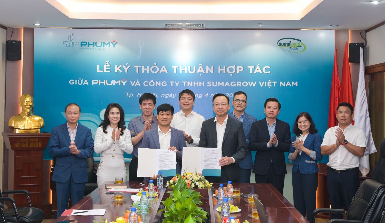 Tổng công ty Phân bón và Hóa chất Dầu khí - CTCP (PVFCCo - Phú Mỹ) ký thỏa thuận hợp tác với Công ty TNHH Sumagrow Việt Nam