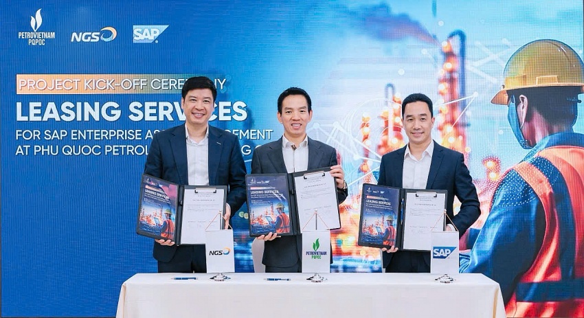Lễ ký kết hợp tác ba bên giữa PQPOC - NGS - SAP