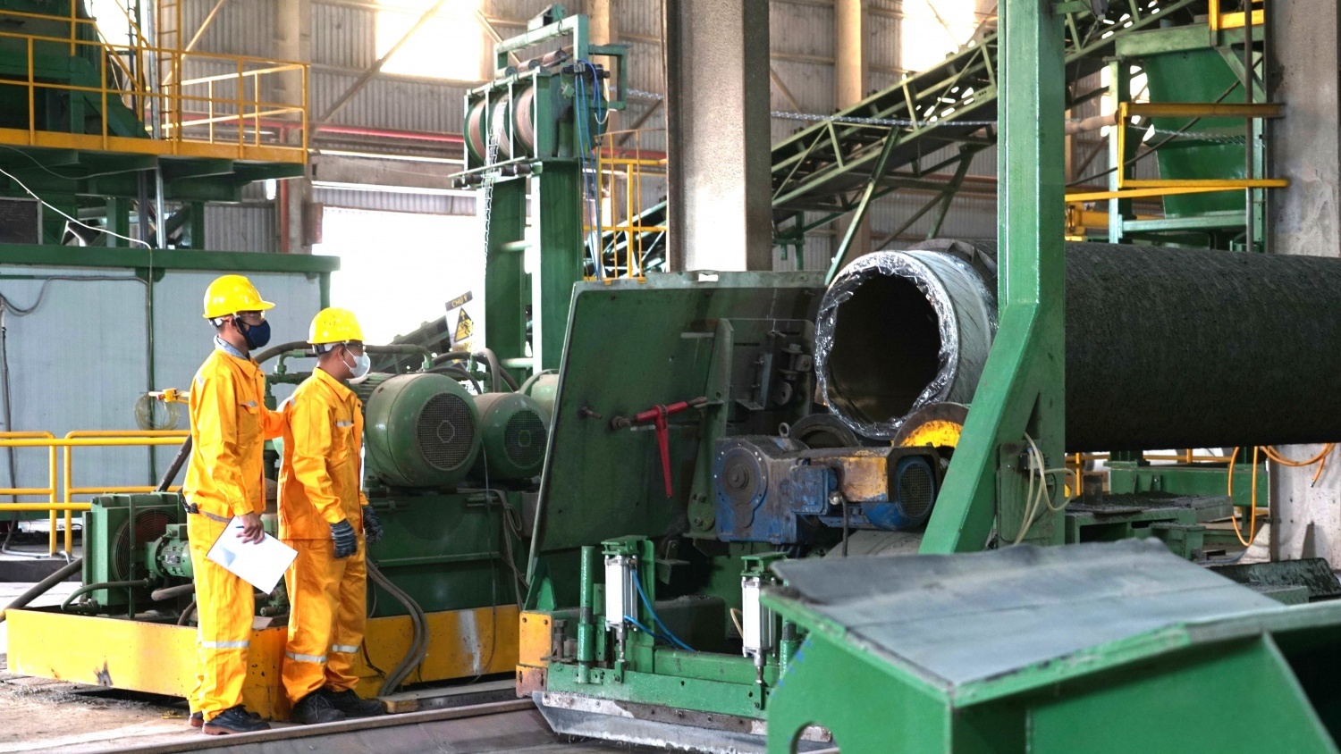 PV GAS COATING thực hiện bọc ống cho Dự án Đường ống dẫn khí Lô B - Ô Môn