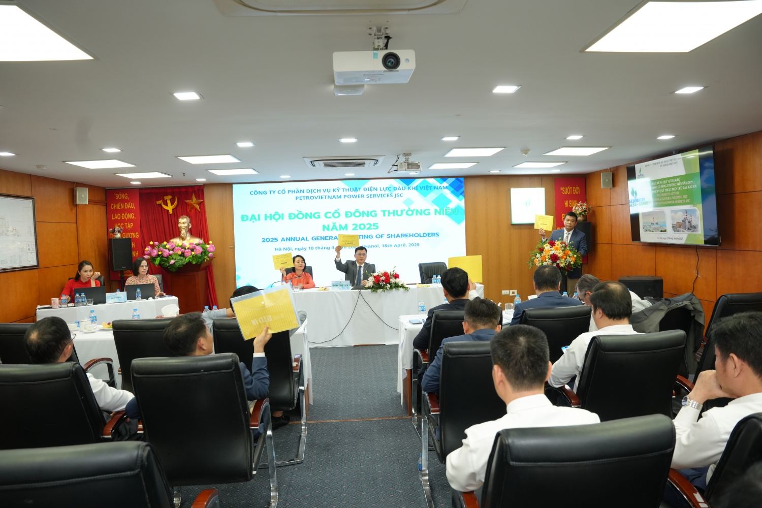 Đại hội có được sự đồng thuận nhất trí cao của các cổ đông