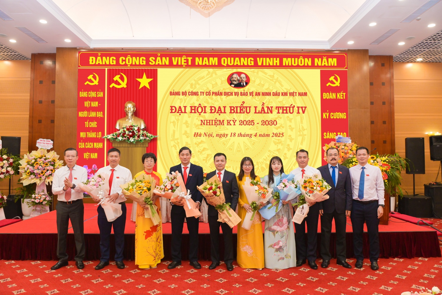 Ban Chấp hành Đảng bộ PV Security nhiệm kỳ 2025-2030 ra mắt Đại hội