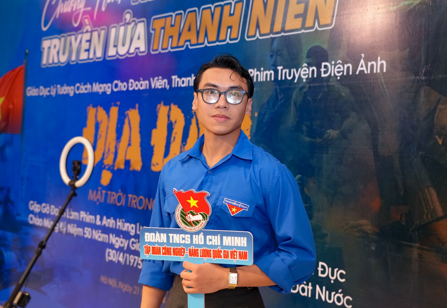 Anh Phùng Công Hiếu - Kỹ sư Công nghệ thông tin, đoàn viên Đoàn Thanh niên PVEP ấn tượng với lòng quả cảm, sự hy sinh cho sự nghiệp đấu tranh báo vệ Tổ quốc của các chiến sĩ tại chiến trường Củ Chi