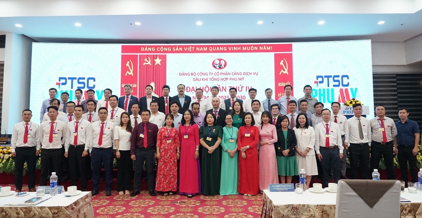 Đại hội Đảng bộ PTSC Phú Mỹ lần thứ IV, nhiệm kỳ 2025-2030 diễn ra thành công tốt đẹp.