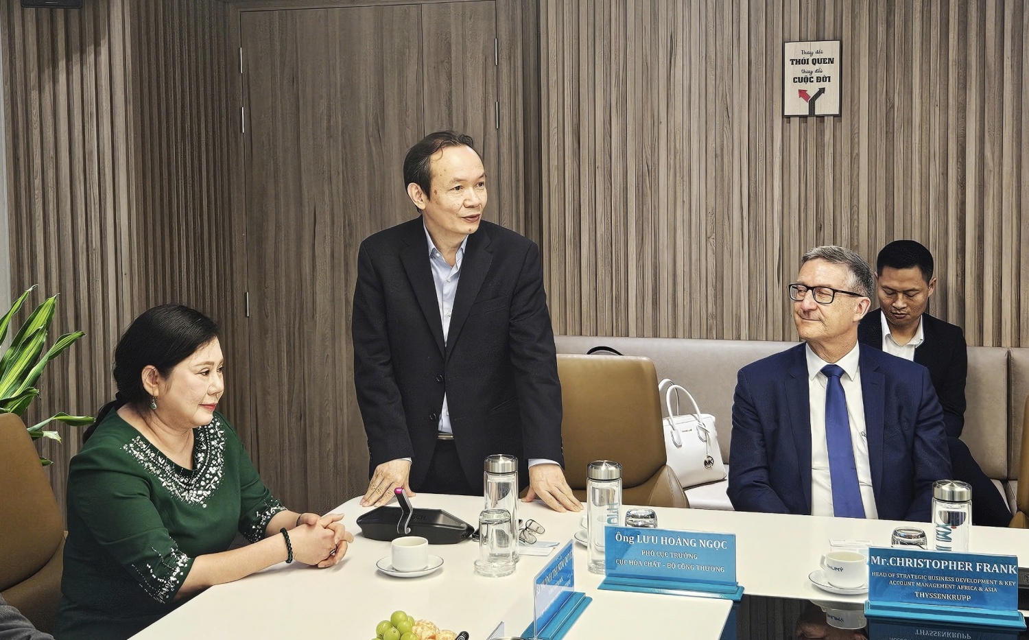 Ông Lưu Hoàng Ngọc, Phó Cục trưởng Cục Hóa chất (Bộ Công Thương) đánh giá cao tính tiên phong và định hướng chiến lược rõ ràng của hai đơn vị trong lĩnh vực Amoniac xanh.