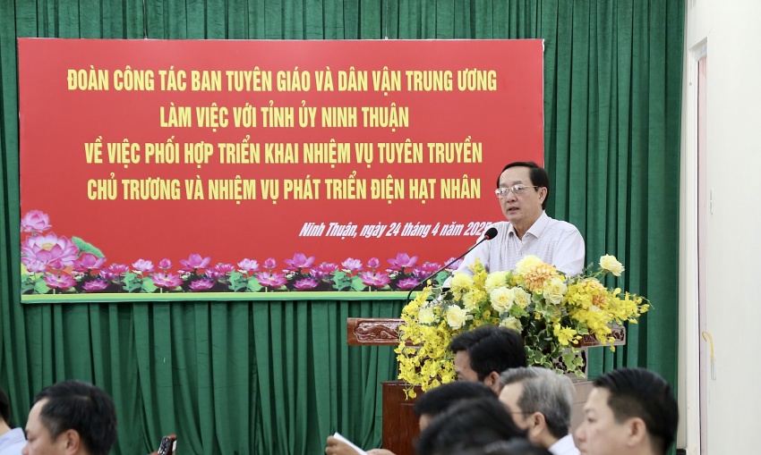 Ông Huỳnh Thành Đạt, Phó Trưởng Ban Tuyên giáo và Dân vận Trung ương yêu cầu địa phương thường xuyên tổ chức đối thoại, lắng nghe tâm tư, nguyện vọng, nắm bắt thông tin, tình hình để kịp thời giải quyết những vấn đề phát sinh.