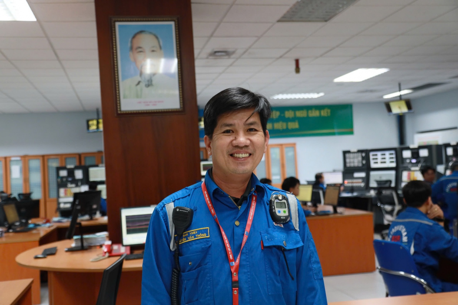 Kỹ sư Nguyễn Văn Thông - Trưởng ca Cụm phân xưởng RFCC, Ban Vận hành Sản xuất BSR.
