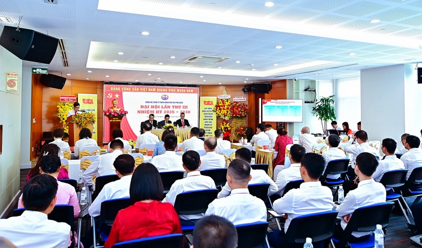 Đảng bộ Công ty Điều hành Dầu khí Phú Quốc (PQPOC) long trọng tổ chức Đại hội Đảng bộ lần thứ III, nhiệm kỳ 2025 – 2030.