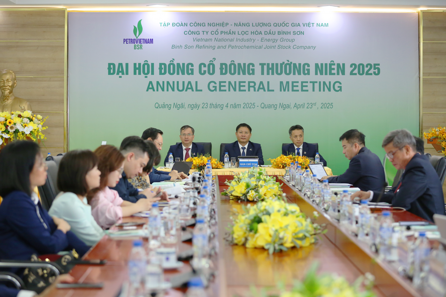 Đại hội đồng cổ đông thường niên 2025 của BSR được tổ chức ngày 23/4/2025.
