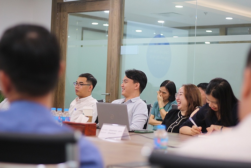 Một trong những lớp đào tạo nội bộ chuyên sâu về kỹ thuật Dự án