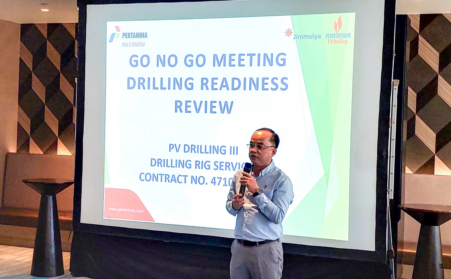 Ông Đinh Quang Nhựt - Phó Tổng Giám đốc PV Drilling nhấn mạnh cam kết của Tổng công ty.