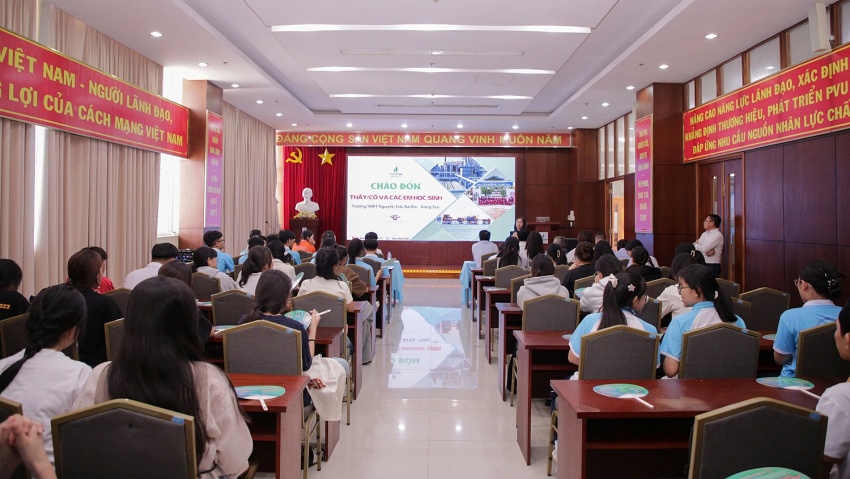 Quang cảnh buổi đón tiếp.