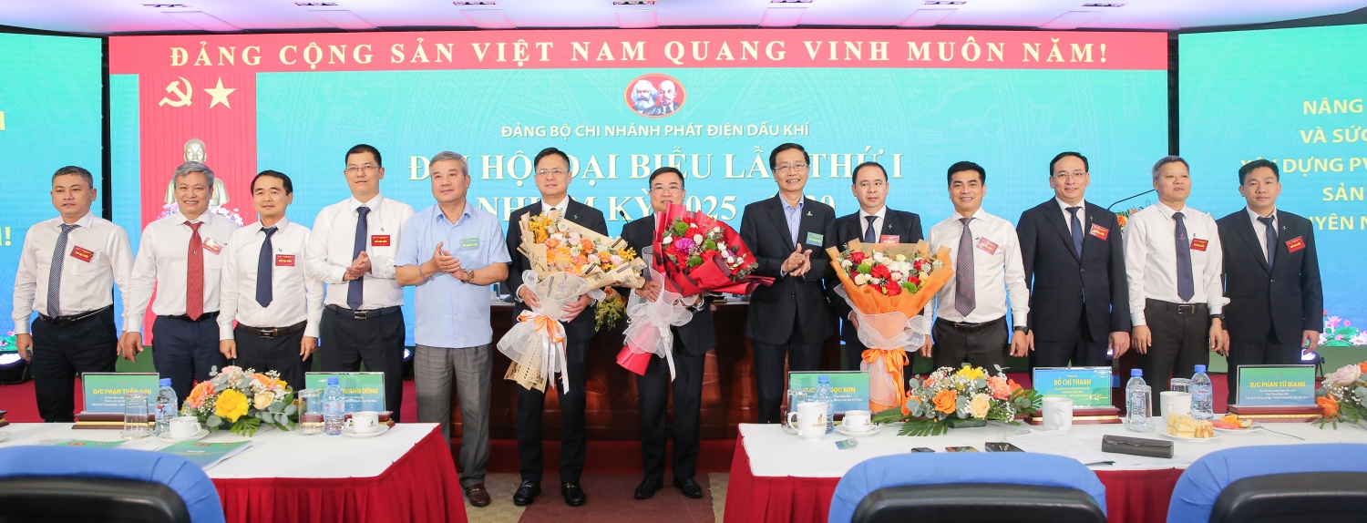 Ban Chấp hành Đảng bộ PVPGB nhiệm kỳ 2025-2030 ra mắt Đại hội