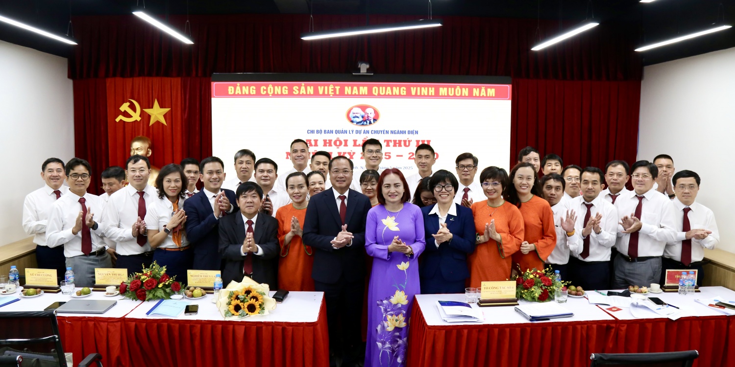 Chi bộ Ban QLDA Chuyên ngành Điện nêu cao tinh thần