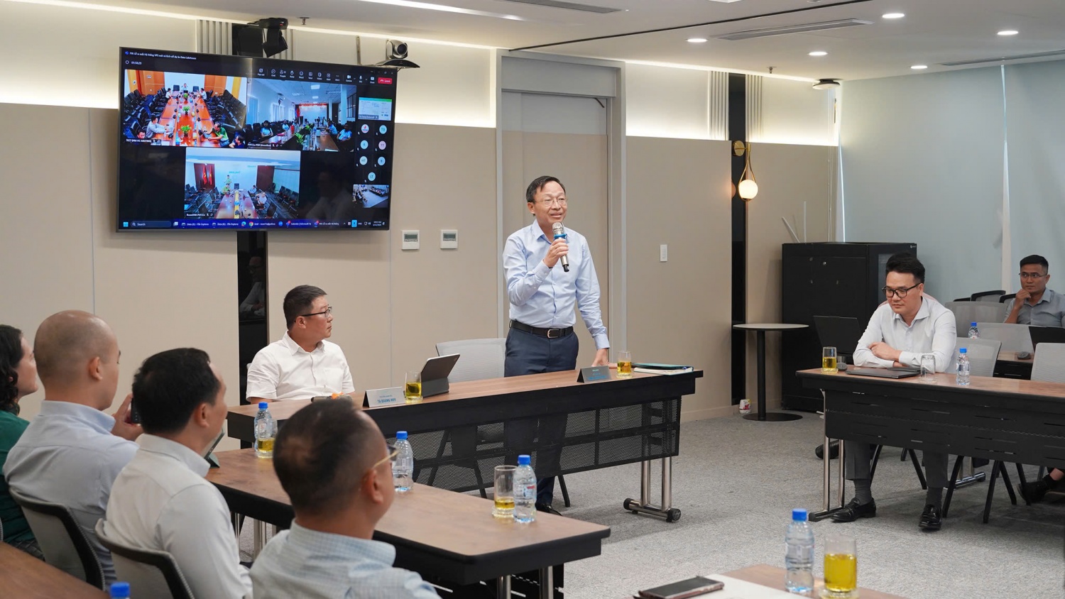 Ông Phan Công Thành nhấn mạnh tầm quan trọng của hệ thống văn phòng số.