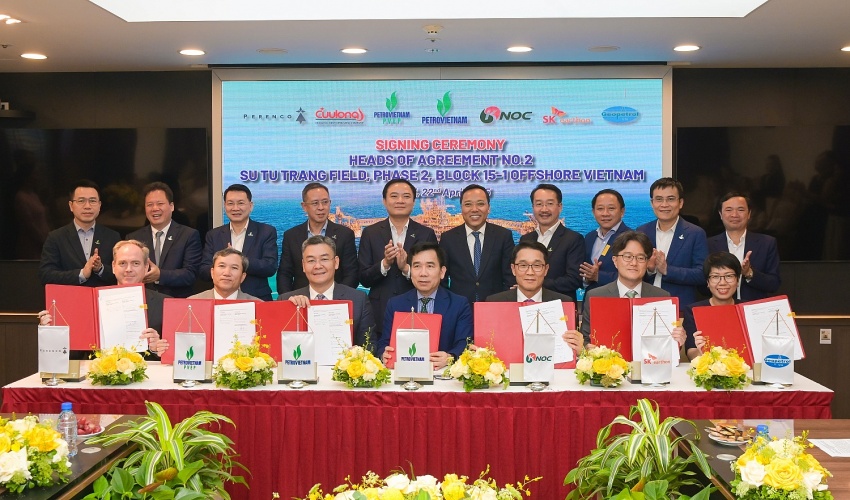 Lễ ký kết Thỏa thuận khung Dự án Sư Tử Trắng giai đoạn 2B