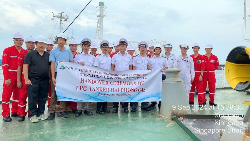 Gas Shipping tổ chức tiếp nhận tàu LPG Hải Phòng Gas, tháng 9/2024.