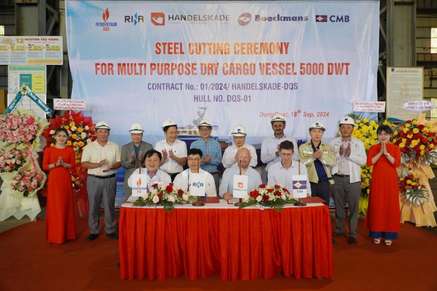 Năm 2024, PVSM tiếp tục được đối tác Hà Lan tin tưởng, lựa chọn thực hiện đóng series 4 tàu đa năng 5.000 DWT, kích thước dài 99,96m, rộng 13,6 m, chiều cao mạn 6,8m, mớn nước 5,2m.