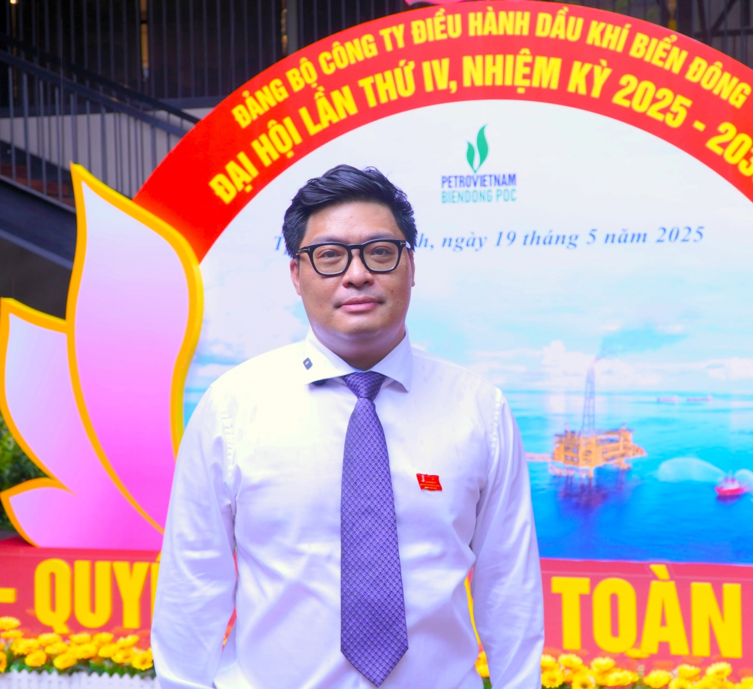Đồng chí Trần Ngọc Trung thể hiện mong muốn nâng cao hiệu quả công việc, đảm bảo chất lượng và đảm bảo hệ số an toàn cao nhất cho hệ thống khai thác.