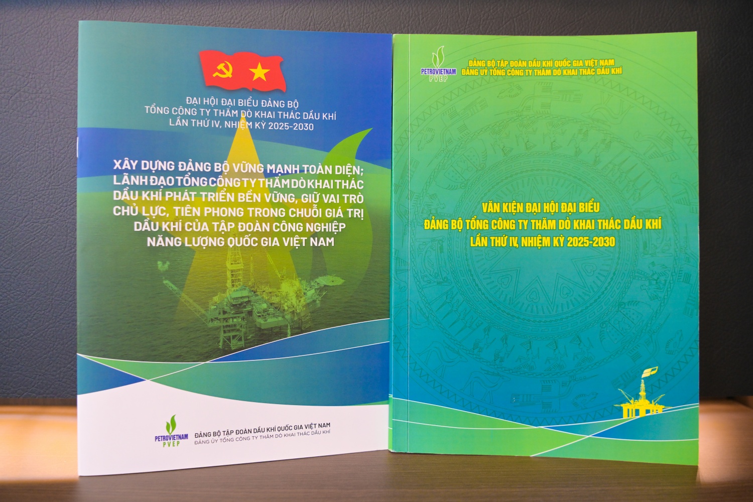 Ấn phẩm Đại hội Đảng bộ PVEP do Chi bộ Kiểm soát thực hiện