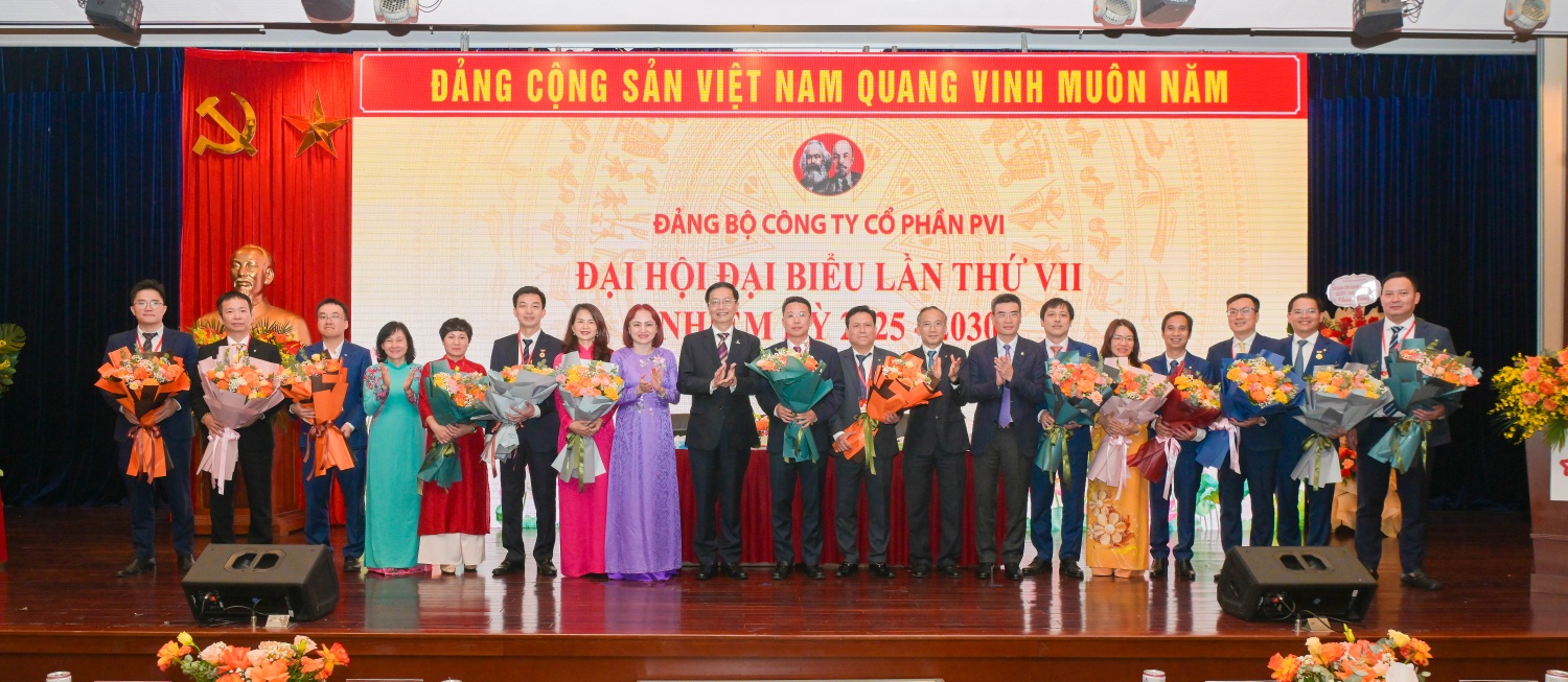 Ban Chấp hành Đảng bộ Công ty Cổ phần PVI nhiệm kỳ 2025-2030 ra mắt Đại hội